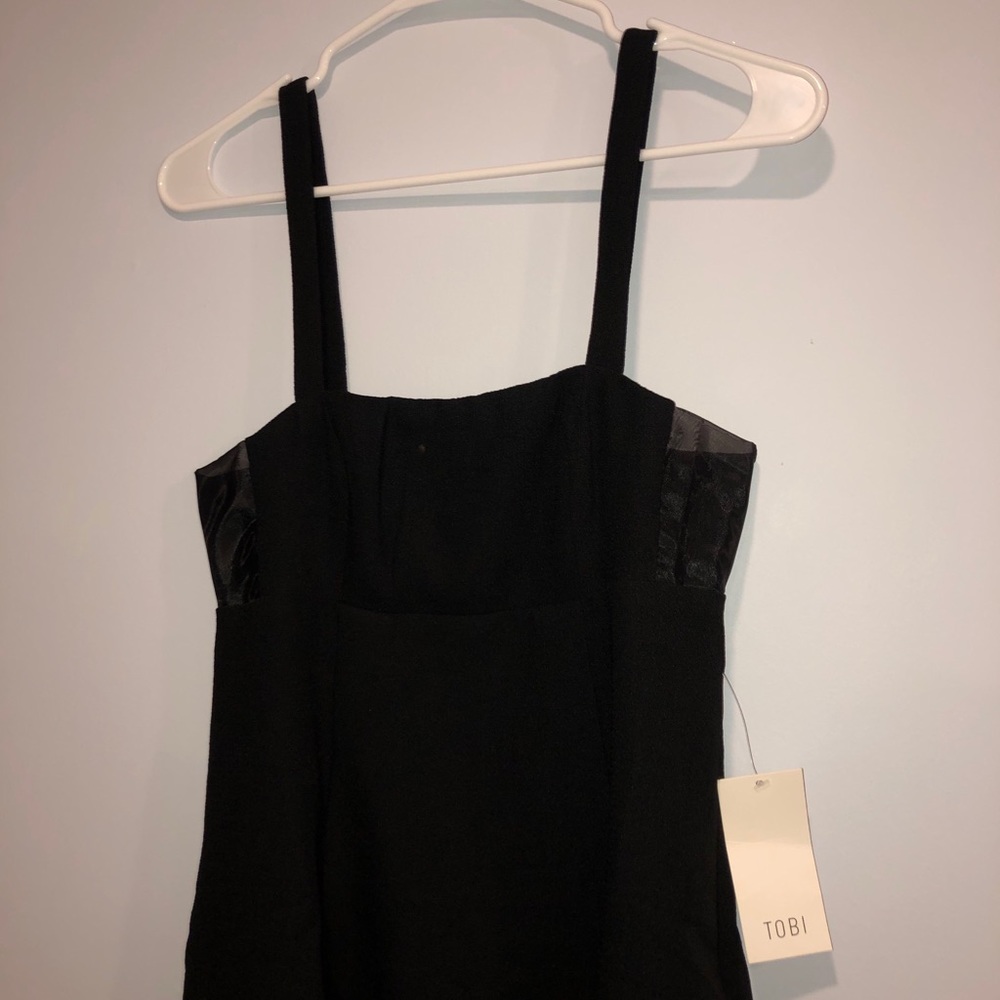 Mini black dress